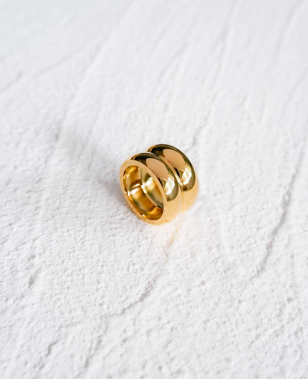 Josie Double Ring Stacked Statement Ring